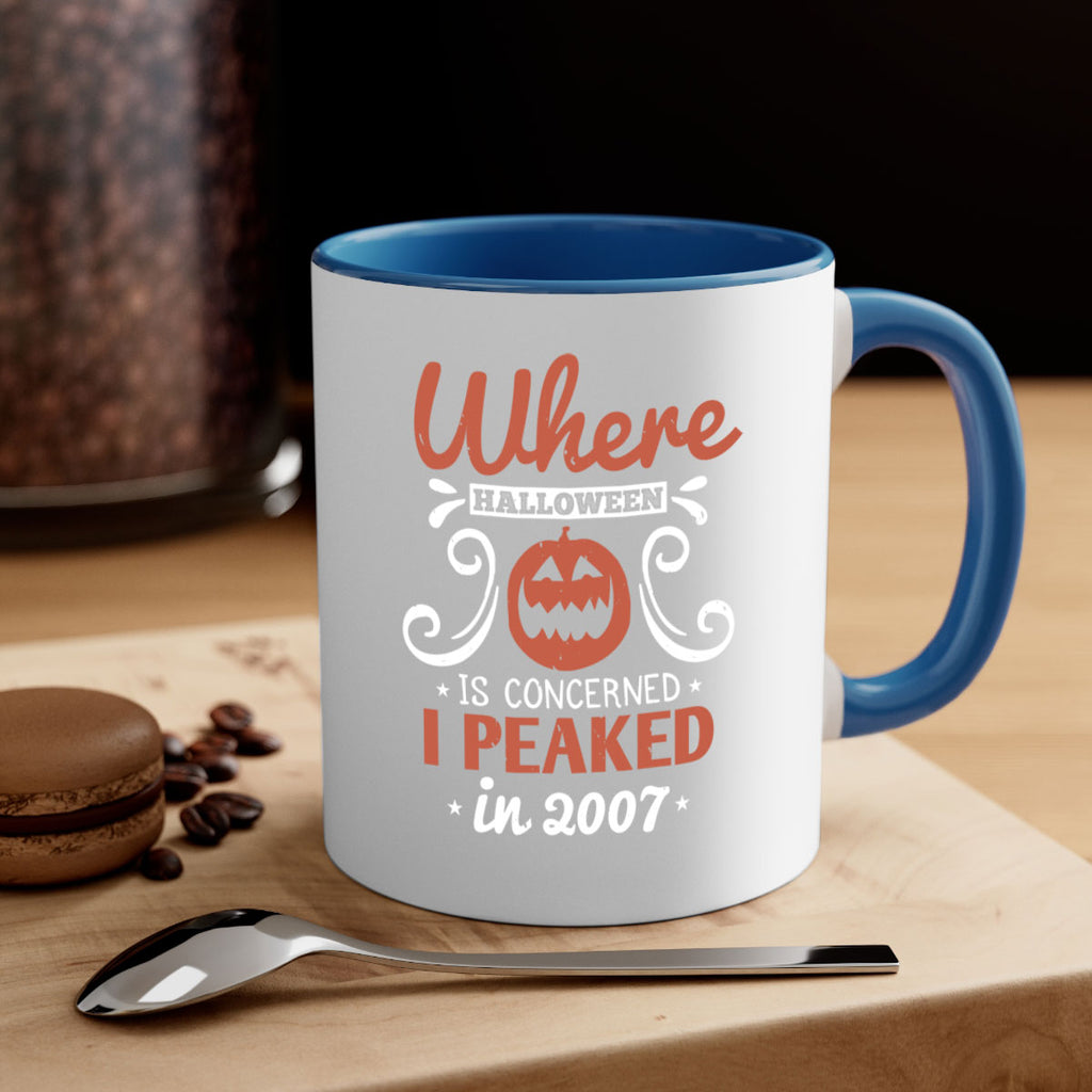 where halloween is 122#- halloween-Mug / Coffee Cup