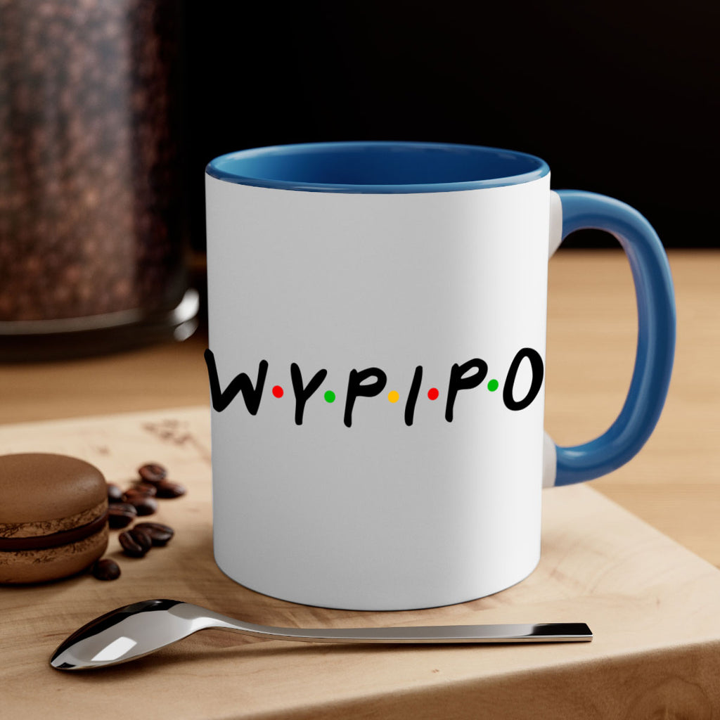 wypipo 7#- black words - phrases-Mug / Coffee Cup