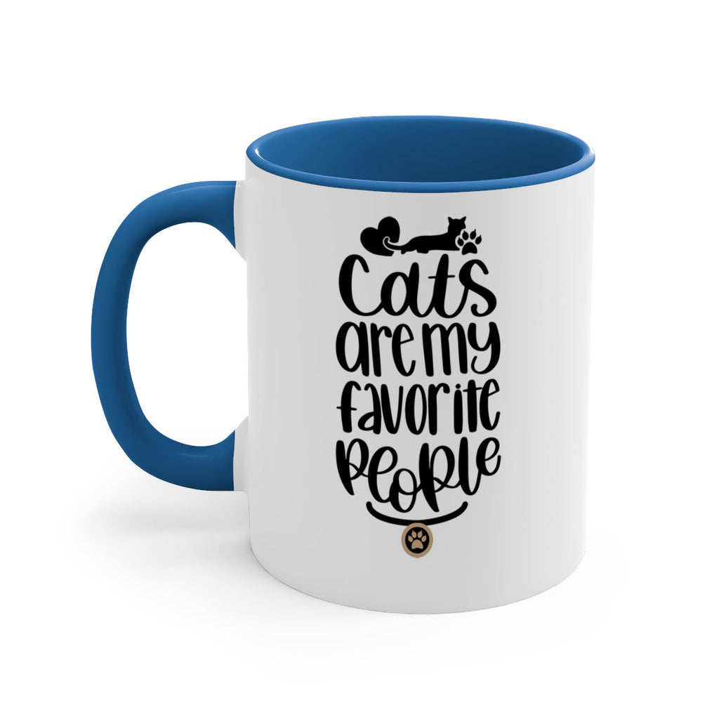 Cats Are My Favorite People Style 89#- cat-Mug / Coffee Cup
