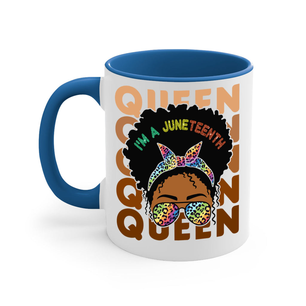Juneteenth Queen Swag Black Melanin Png 26#- juneteenth-Mug / Coffee Cup