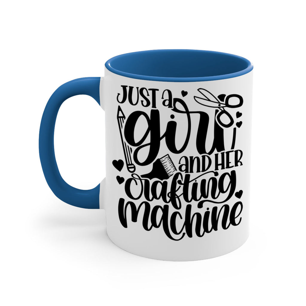 Just A Girl And Her Crafting 16#- crafting-Mug / Coffee Cup