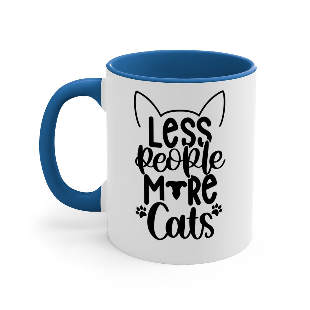 Less People More Cats Style 97#- cat-Mug / Coffee Cup