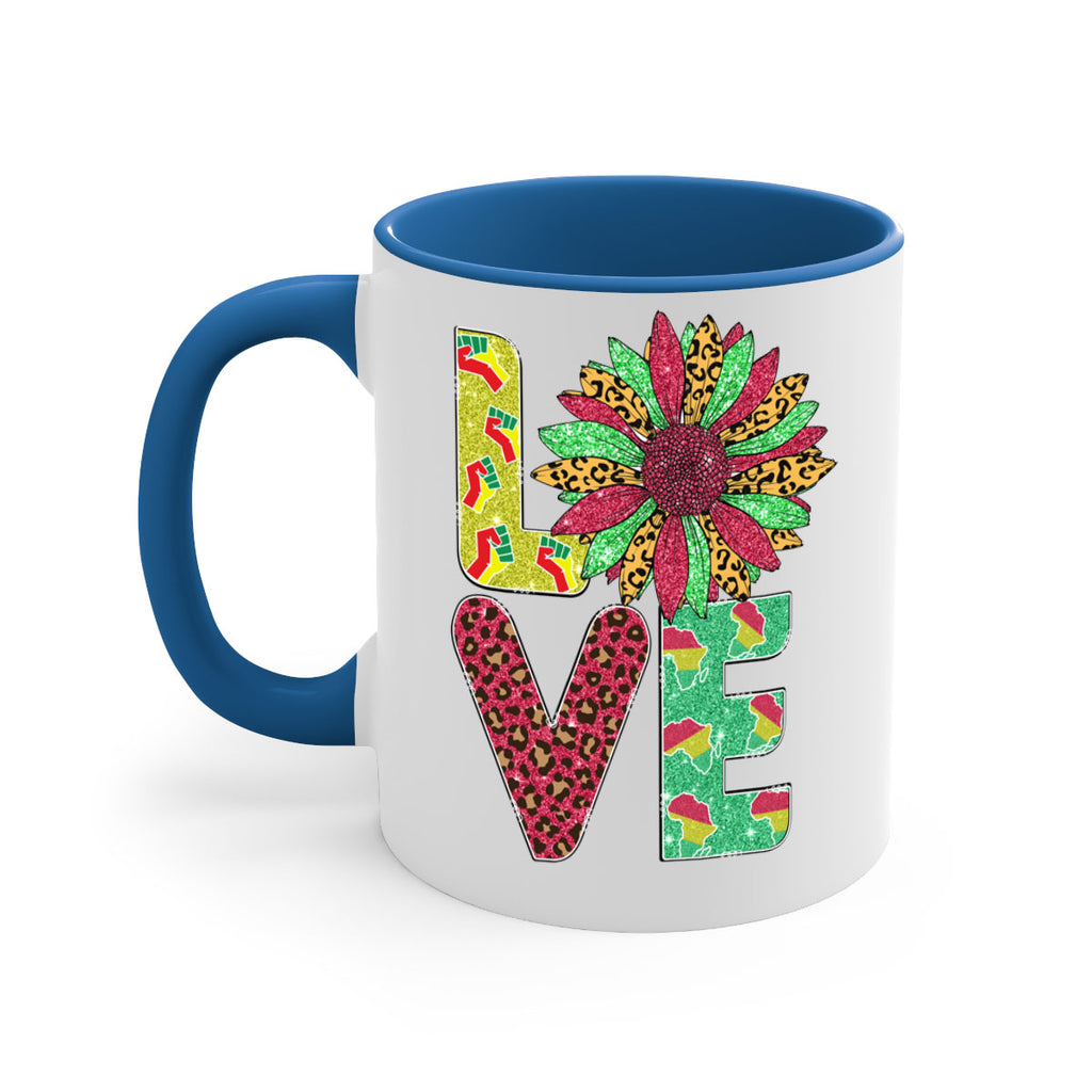 Love Juneteenth Day Fist Sunflower Png 7#- juneteenth-Mug / Coffee Cup