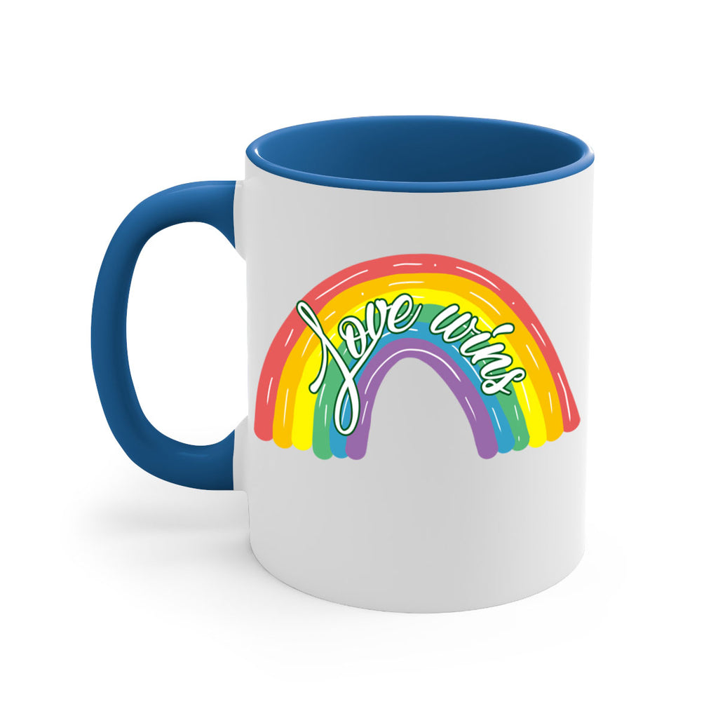 Love Wins Rainbow Lgbt Pride Png 28#- lgbt-Mug / Coffee Cup