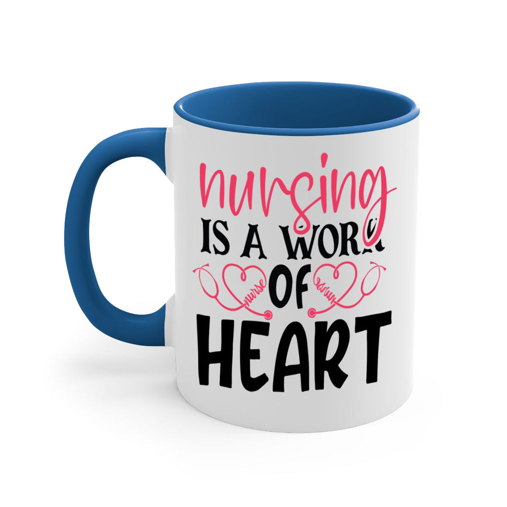 Nursing is a work of heart Style Style 70#- nurse-Mug / Coffee Cup