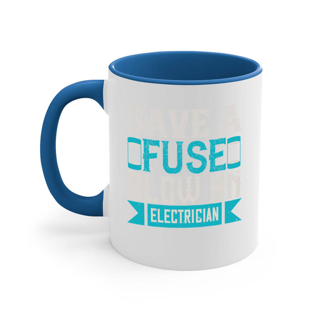 Save a fuse below an electrician Style 14#- electrician-Mug / Coffee Cup