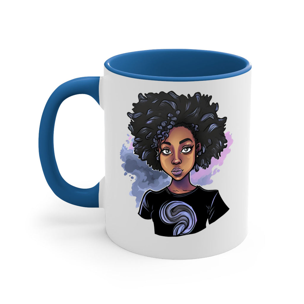 Sparkling Black Girl Design 1#- Black women - Girls-Mug / Coffee Cup
