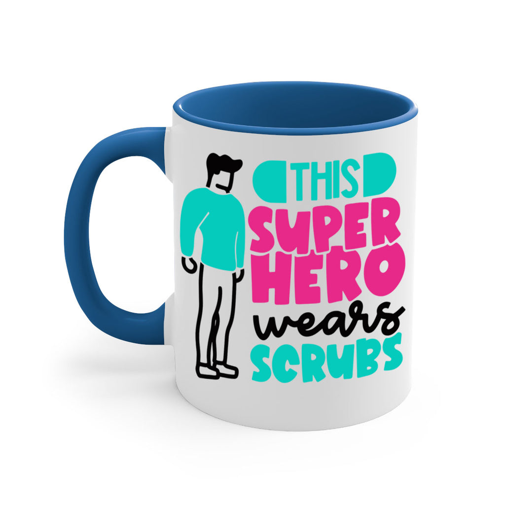 This Superhero Wears Scrubs Style Style 19#- nurse-Mug / Coffee Cup