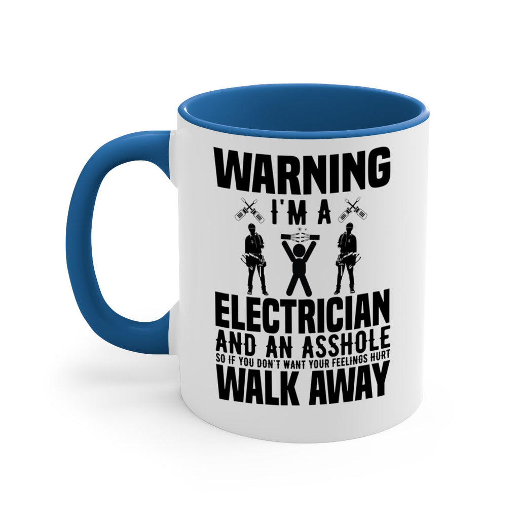 Warning Style 4#- electrician-Mug / Coffee Cup