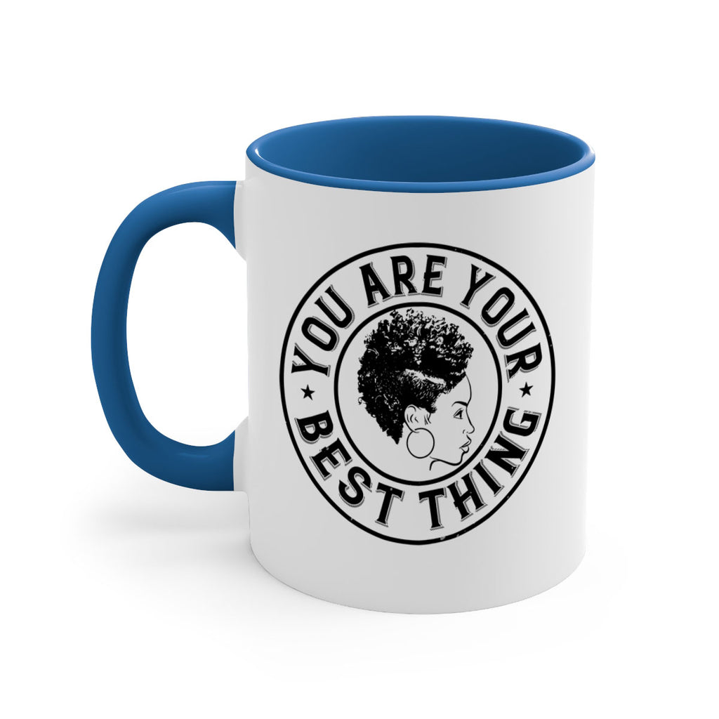 You are your best thing Style 42#- Afro - Black-Mug / Coffee Cup