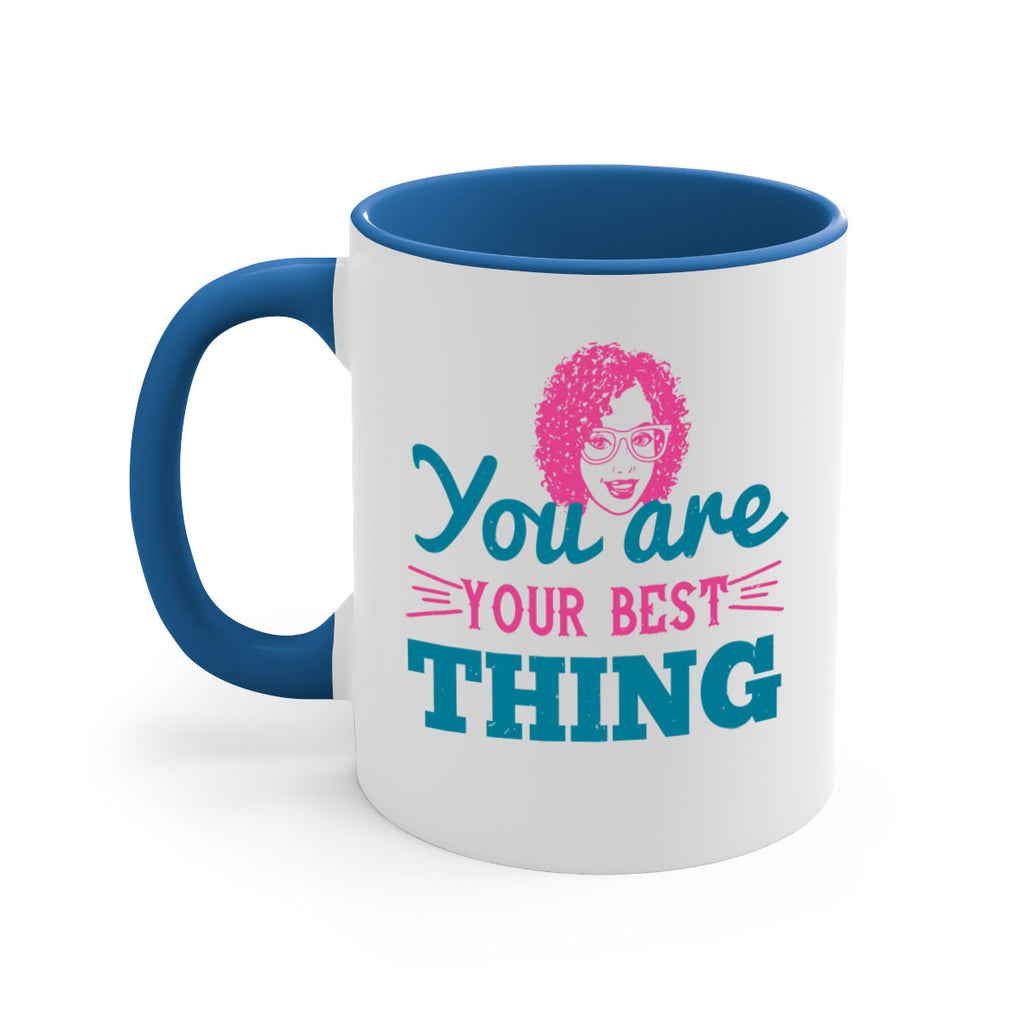You are your best thing Style 49#- Afro - Black-Mug / Coffee Cup