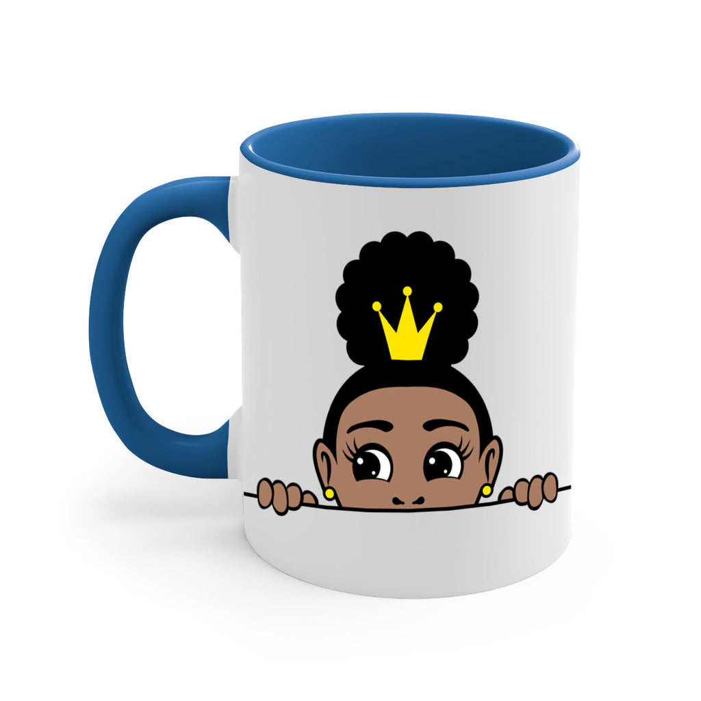 afro puff crown girl 2#- Black women - Girls-Mug / Coffee Cup