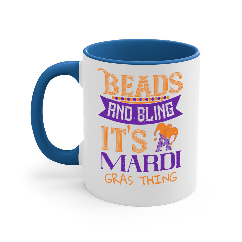 beads and bling its a mardi gras thing 51#- mardi gras-Mug / Coffee Cup
