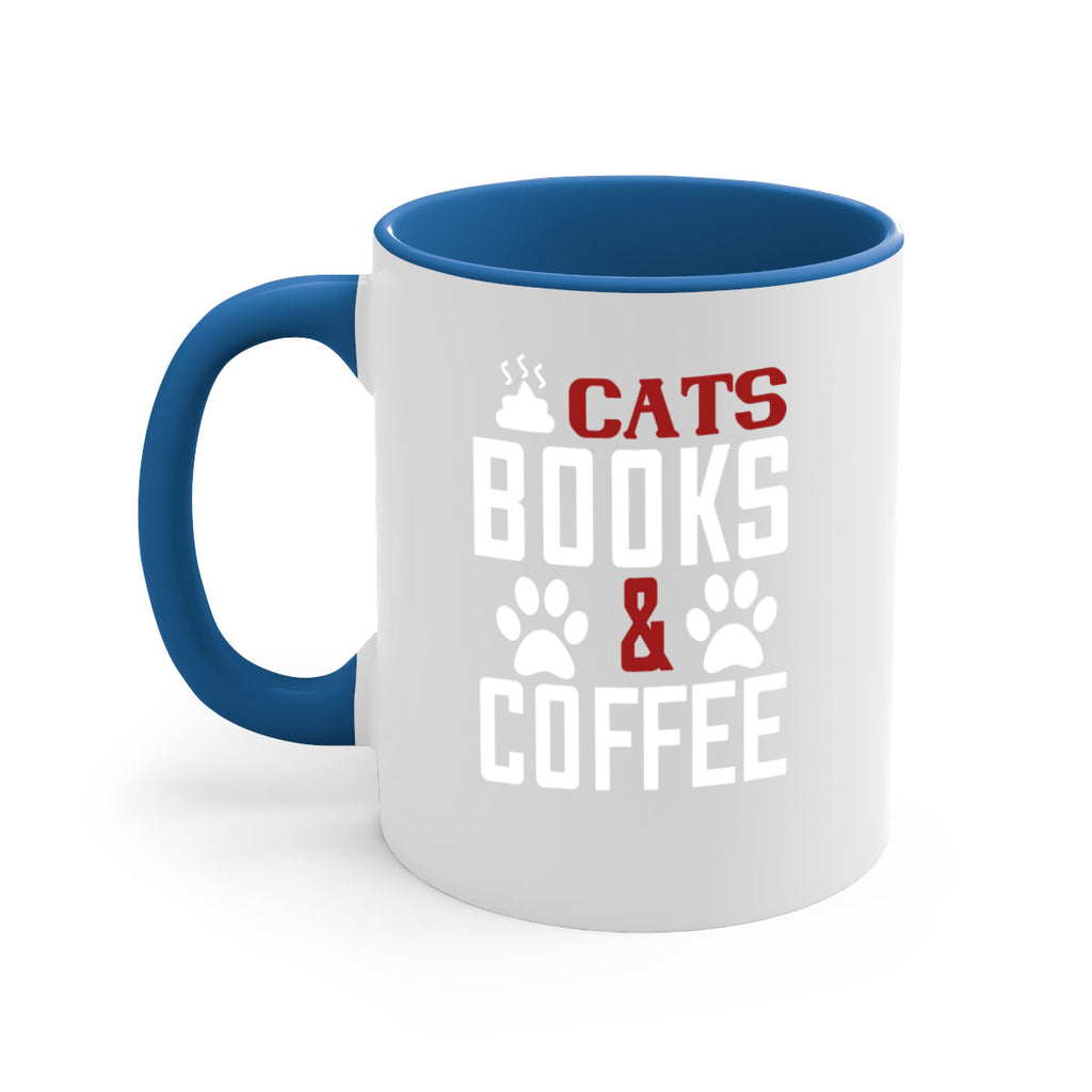 cats books and coffee Style 38#- cat-Mug / Coffee Cup