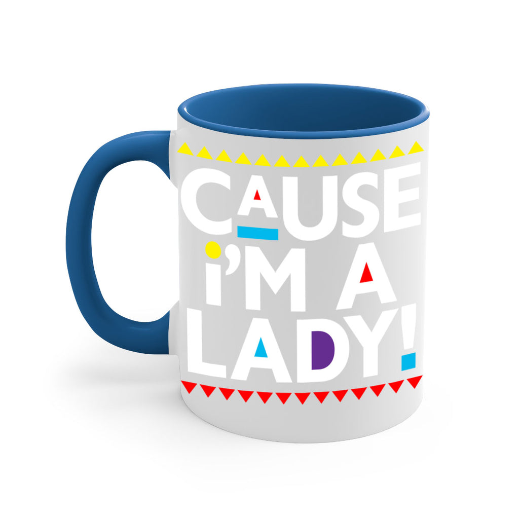 causeimalady 189#- black words - phrases-Mug / Coffee Cup