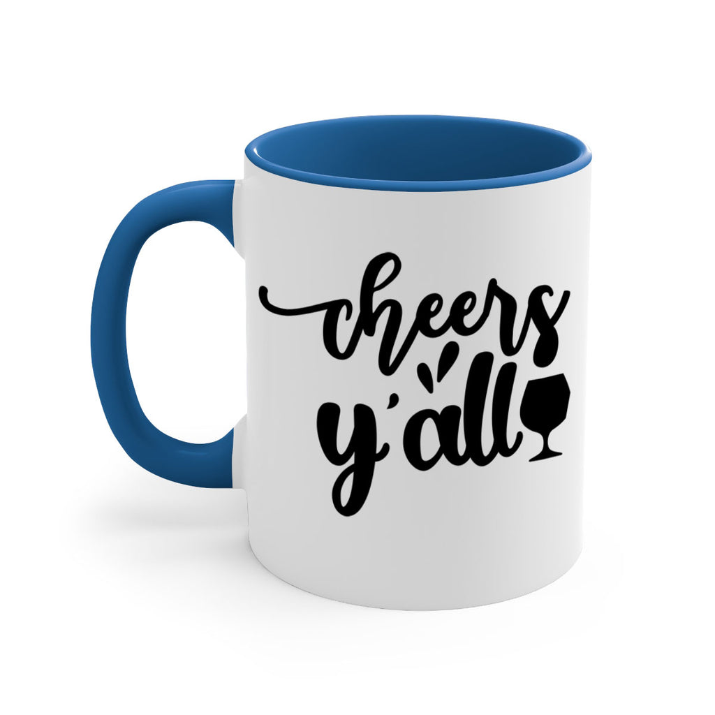 cheers yall 198#- wine-Mug / Coffee Cup