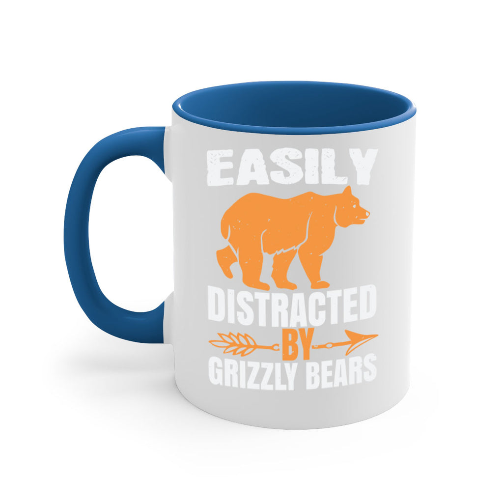 easily distracted by grizzly bears 1#- bear-Mug / Coffee Cup