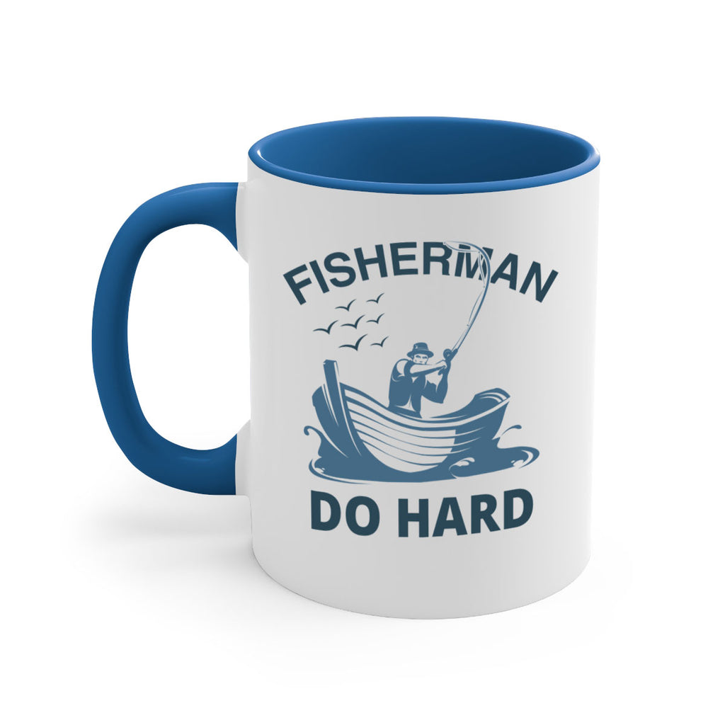 fisher man do hard 155#- fishing-Mug / Coffee Cup