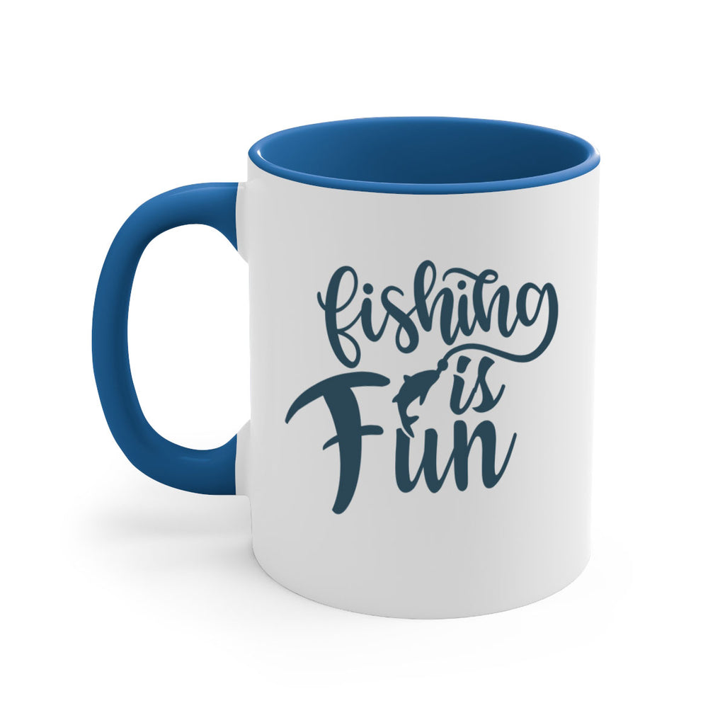 fishing is fun 147#- fishing-Mug / Coffee Cup