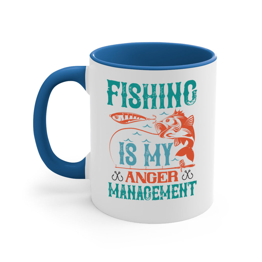 fishing is my anger management 144#- fishing-Mug / Coffee Cup