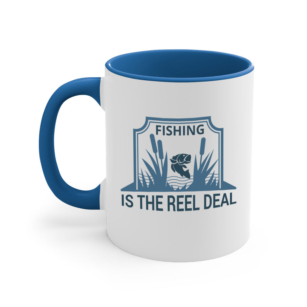 fishing is the real deal 138#- fishing-Mug / Coffee Cup