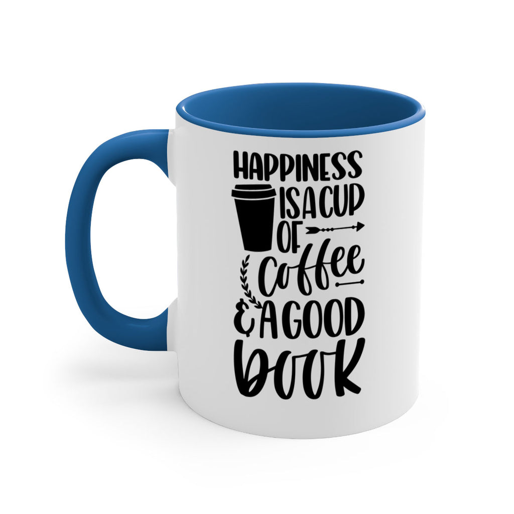 happiness is a cup of coffee 39#- Reading - Books-Mug / Coffee Cup