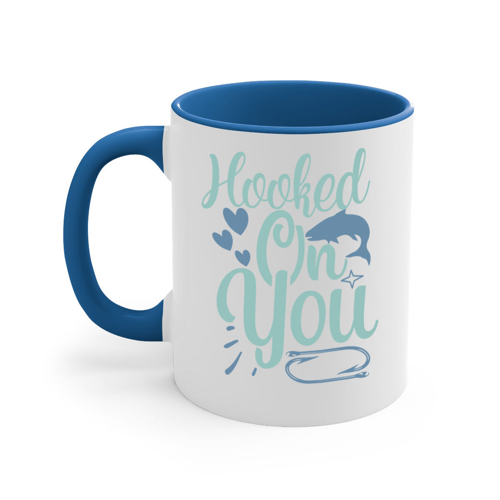 hooked on you 215#- fishing-Mug / Coffee Cup