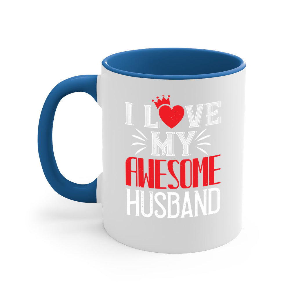 i love my awesome husband 56#- valentines day-Mug / Coffee Cup