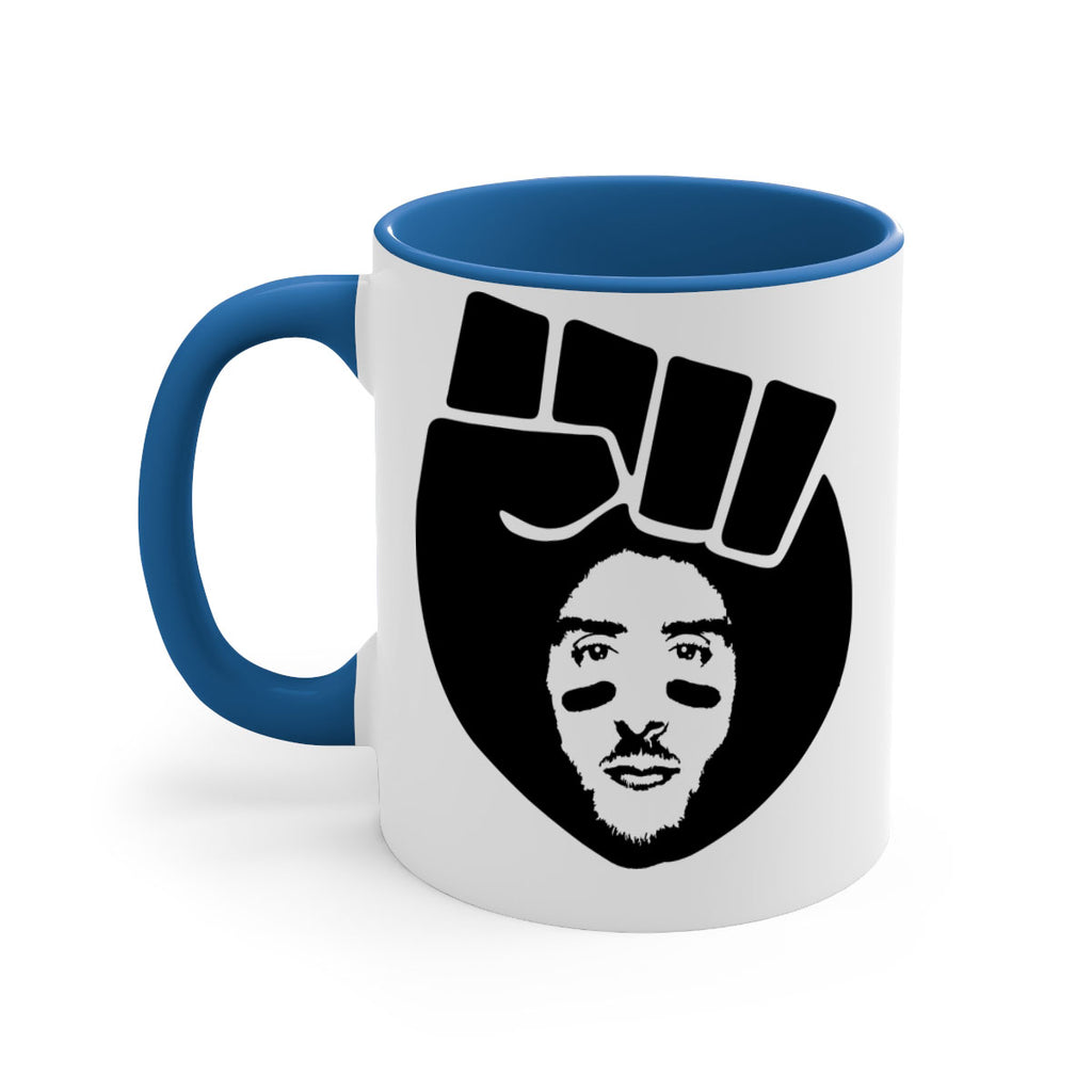 kaepernick fist hair 22#- Black men - Boys-Mug / Coffee Cup