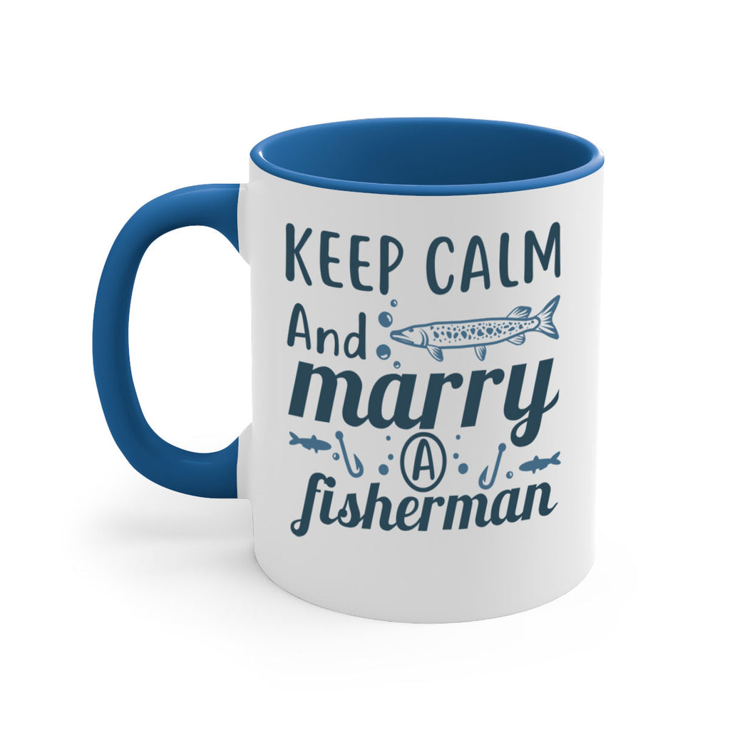 keep calm and merry 66#- fishing-Mug / Coffee Cup