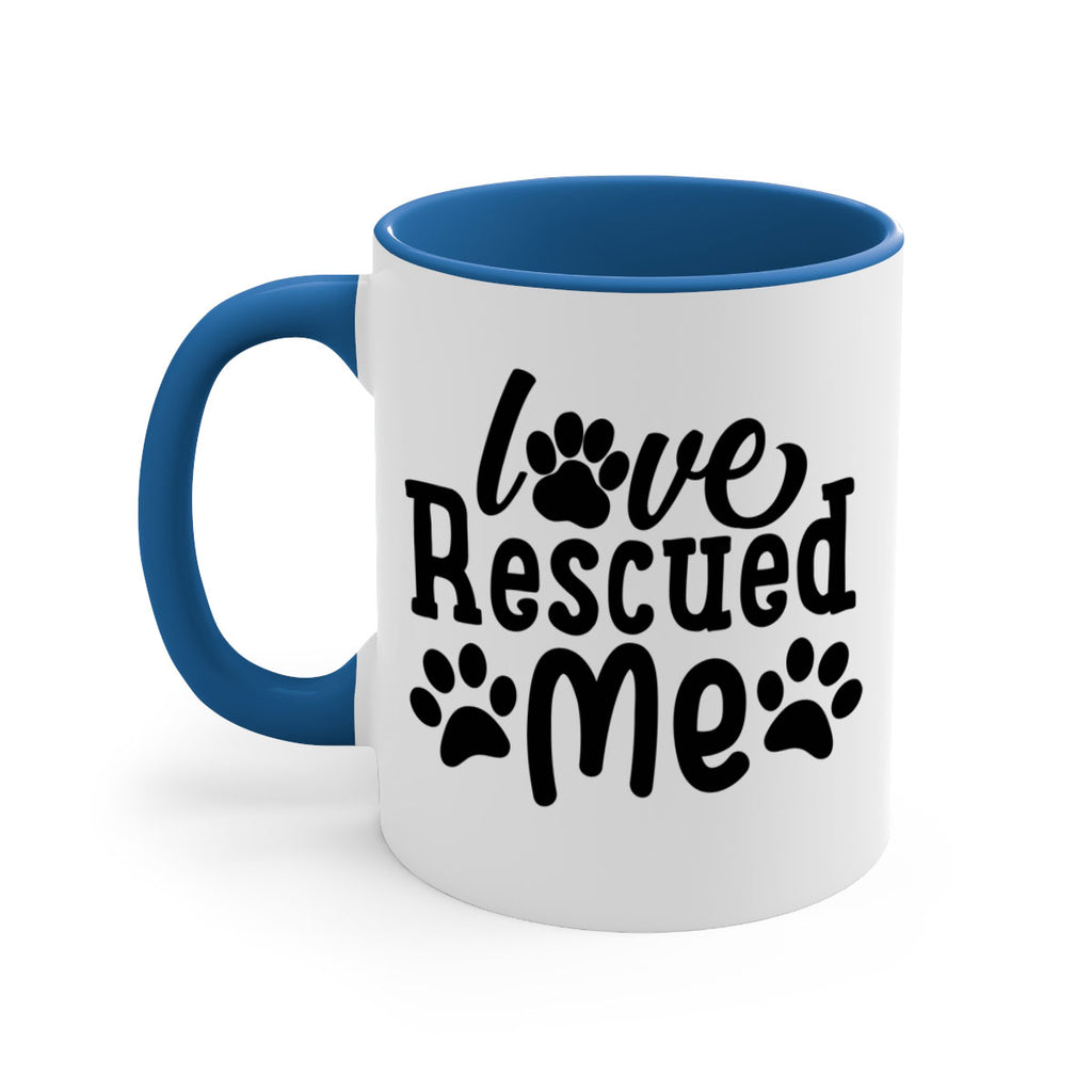 love rescued me Style 72#- Dog-Mug / Coffee Cup