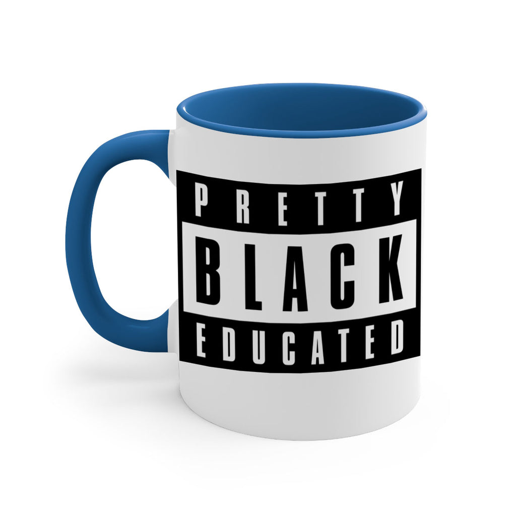 pretty black educated 50#- black words - phrases-Mug / Coffee Cup