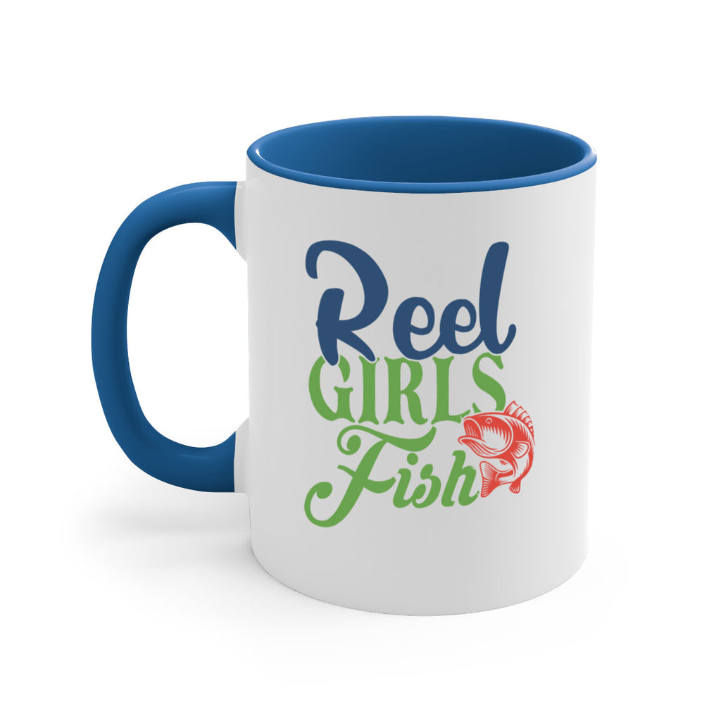 reel girls fish 199#- fishing-Mug / Coffee Cup