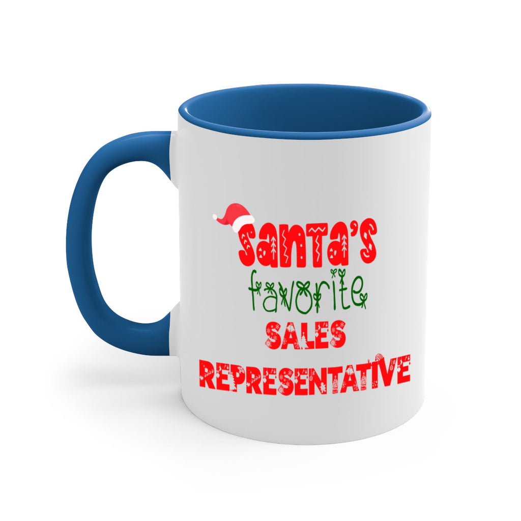 santas favorite sales representative style 1068#- christmas-Mug / Coffee Cup