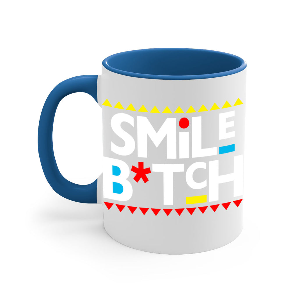 smile bitch 30#- black words - phrases-Mug / Coffee Cup