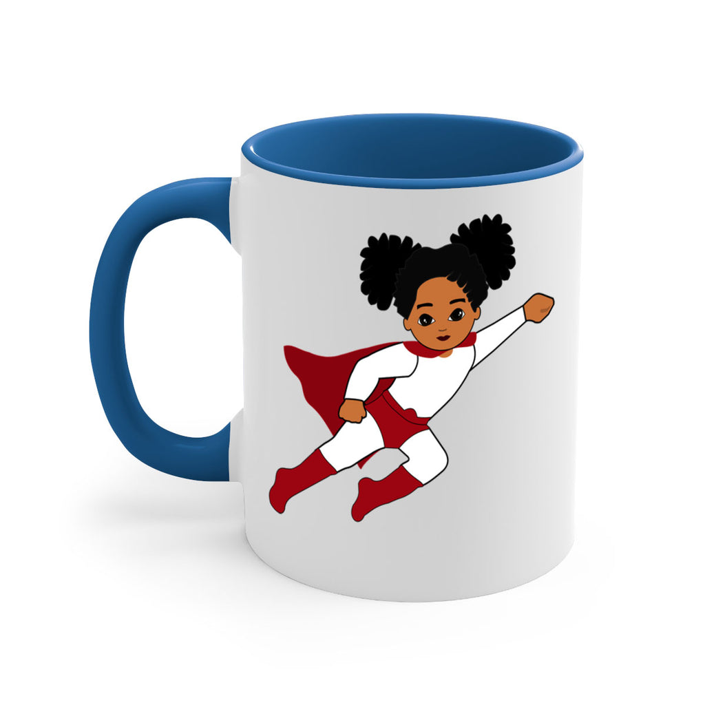 super kids girl 6#- Black women - Girls-Mug / Coffee Cup