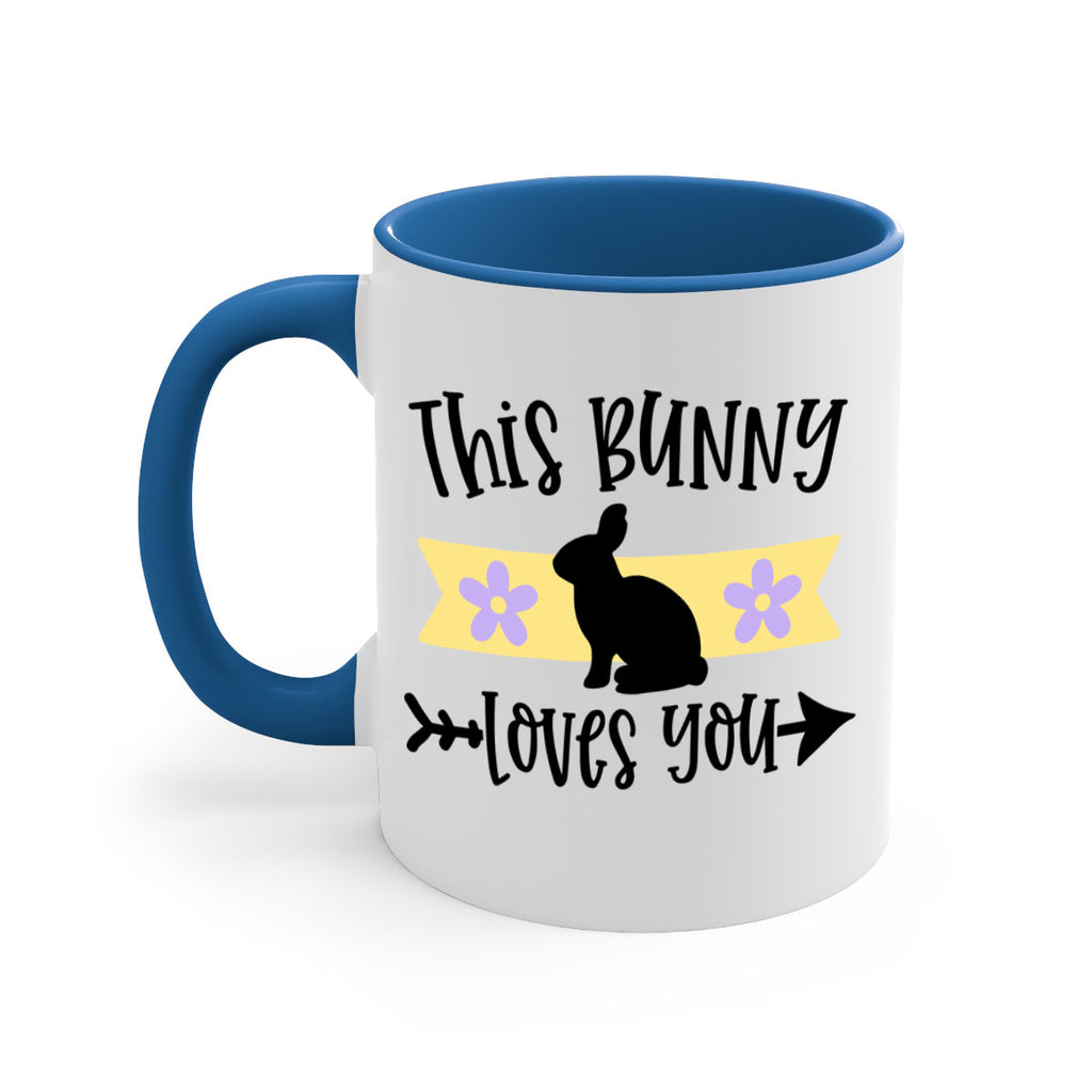 this bunny loves you 10#- easter-Mug / Coffee Cup