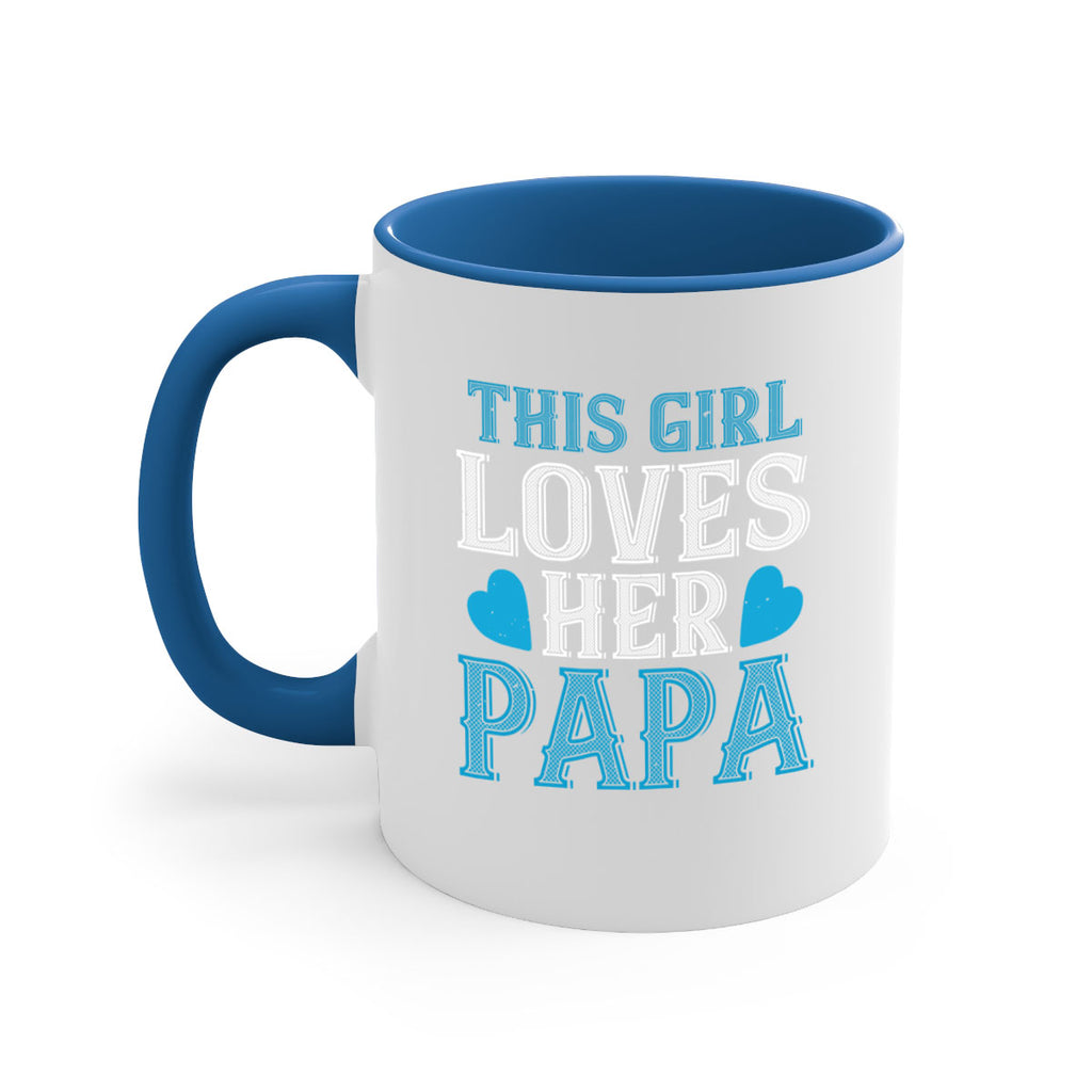 this girl loves her papa 3#- grandpa-Mug / Coffee Cup