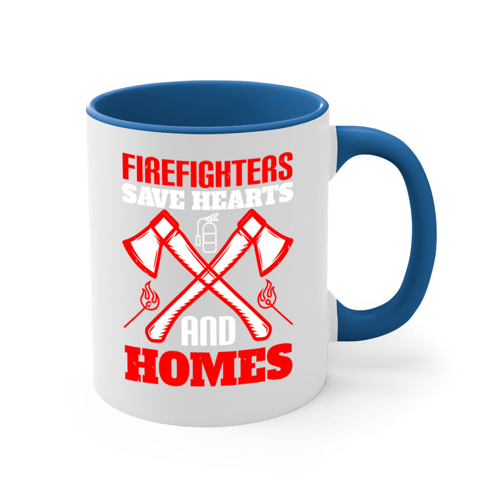 Firefighters save hearts and homes Style 72#- fire fighter-Mug / Coffee Cup