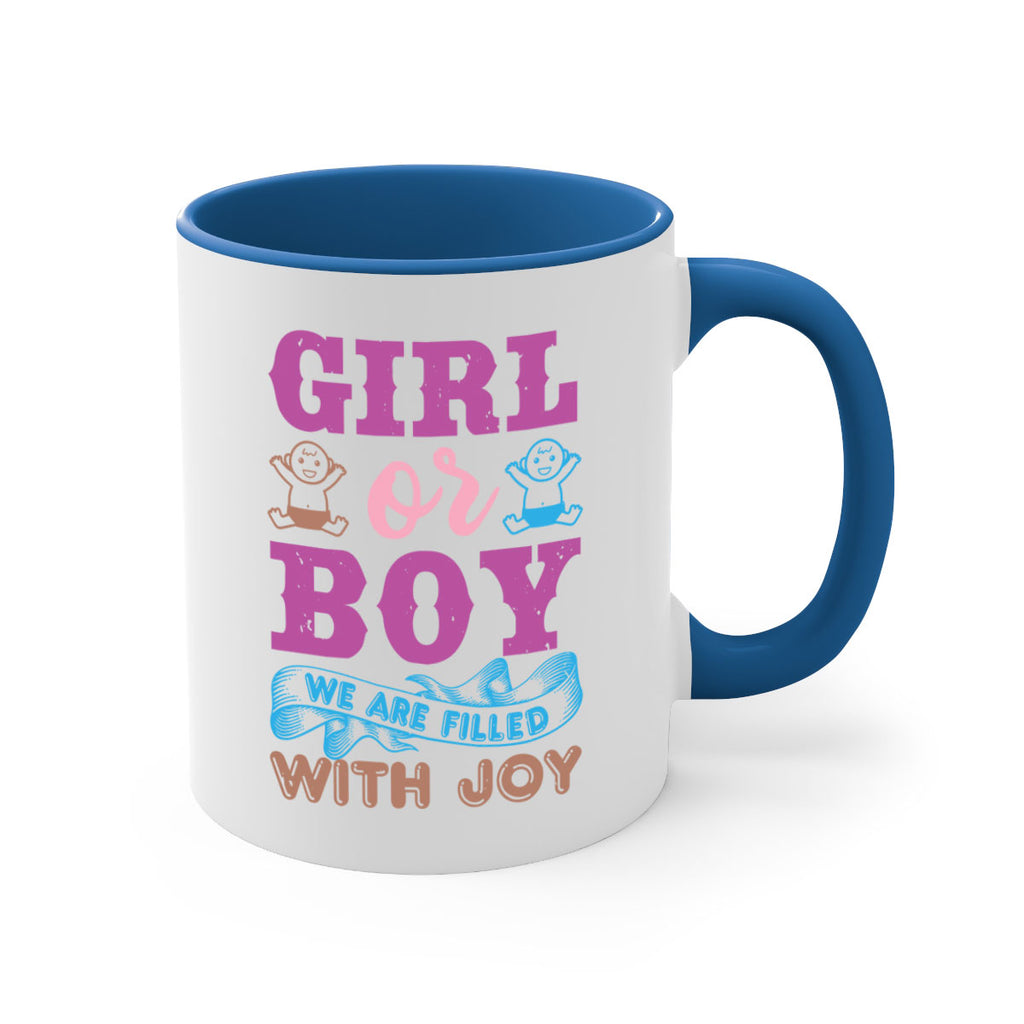 Girl or boy we are filled with joy Style 38#- baby shower-Mug / Coffee Cup