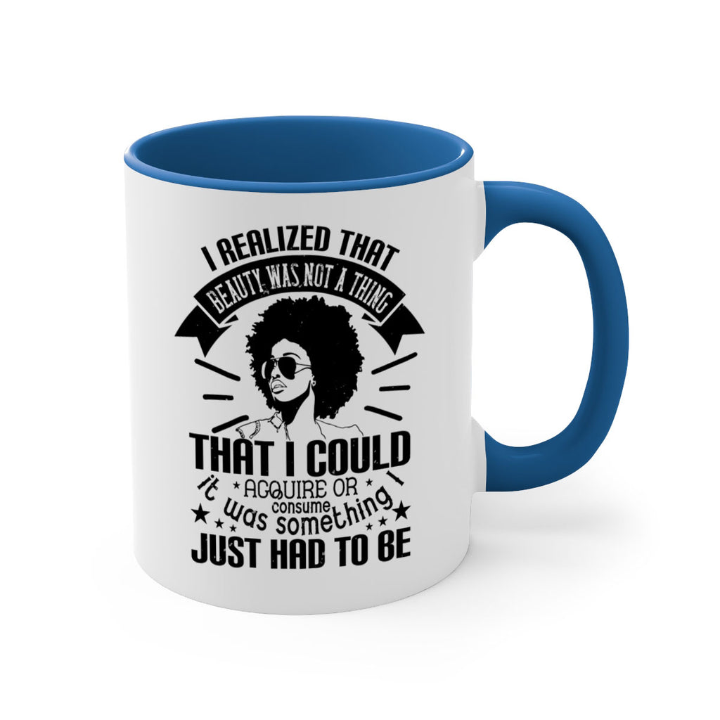 I realized that beauty was not a thing that I could acquire or consume Style 26#- Afro - Black-Mug / Coffee Cup