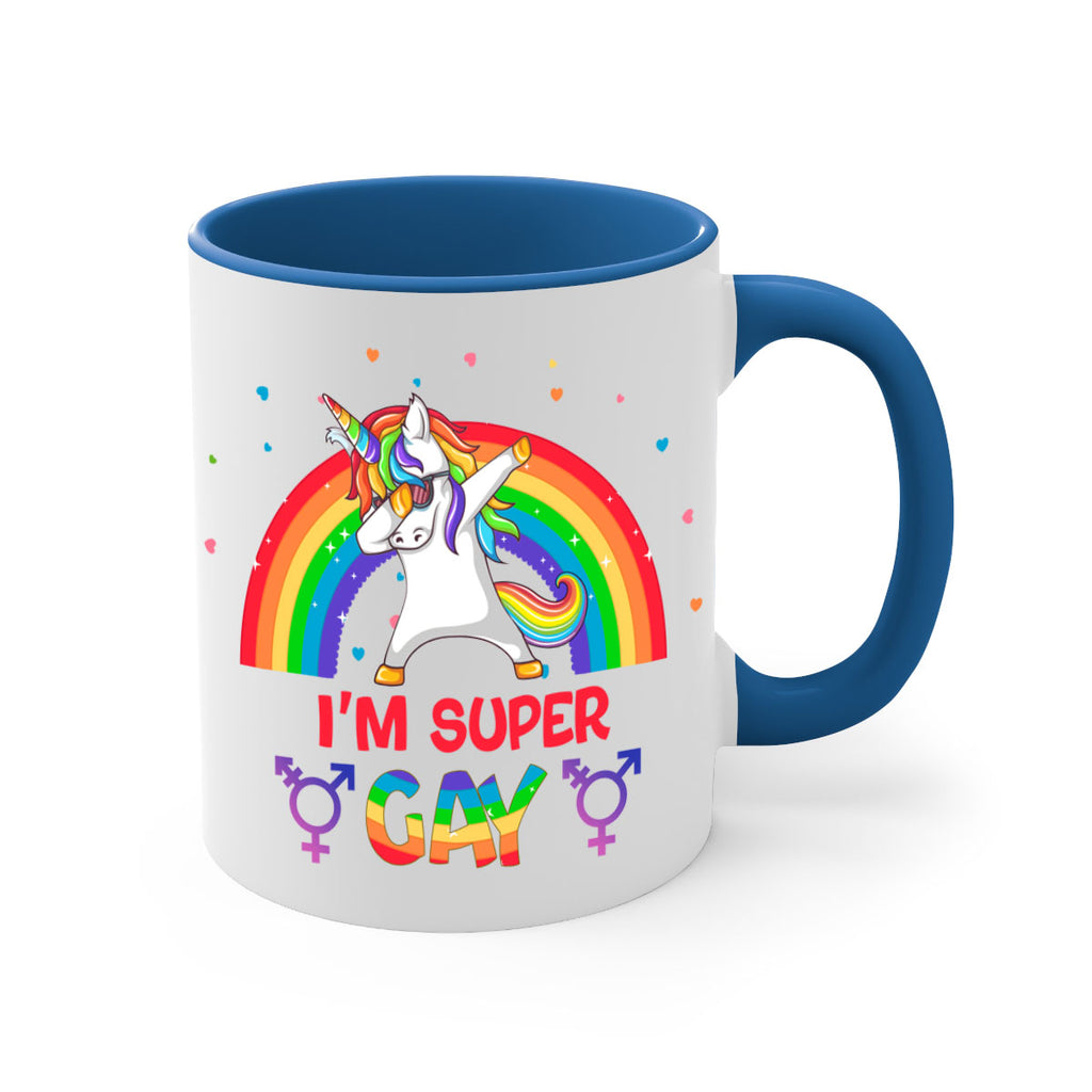 IM Super Gay Lgbt Pride Unicorn Png 44#- lgbt-Mug / Coffee Cup