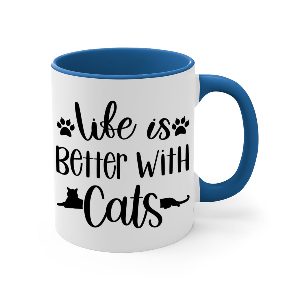 Life Is Better With A Cats Style 99#- cat-Mug / Coffee Cup