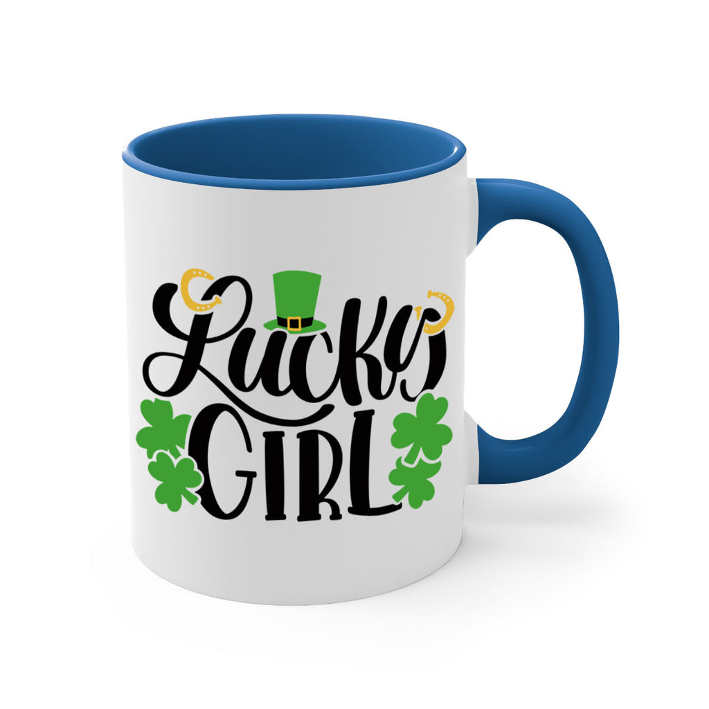 Lucky Girl Style 56#- St Patricks Day-Mug / Coffee Cup