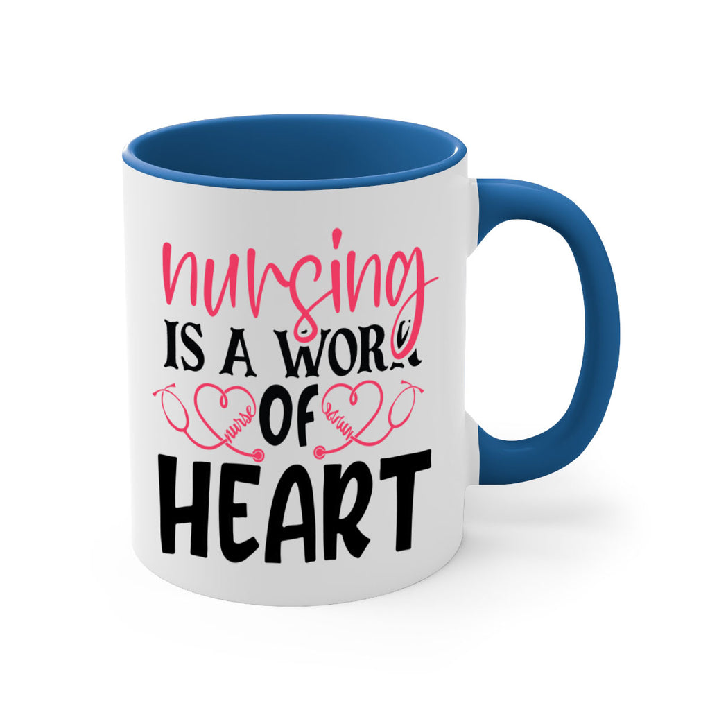 Nursing is a work of heart Style Style 70#- nurse-Mug / Coffee Cup