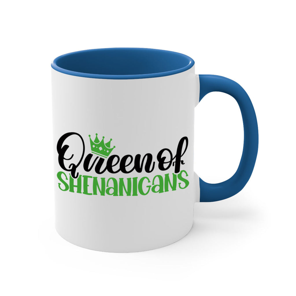 Queen Of Shenanigans Style 36#- St Patricks Day-Mug / Coffee Cup