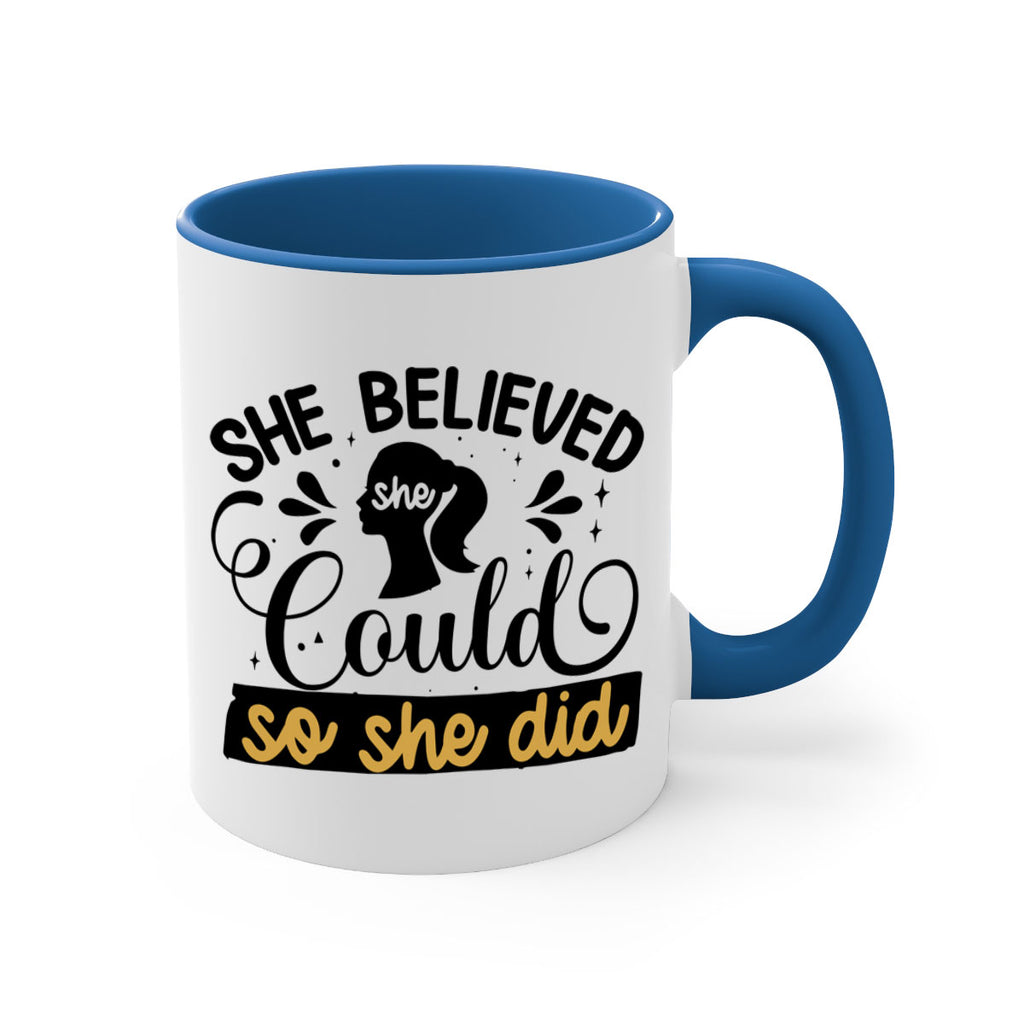 She believed she could she did Style 7#- Black women - Girls-Mug / Coffee Cup