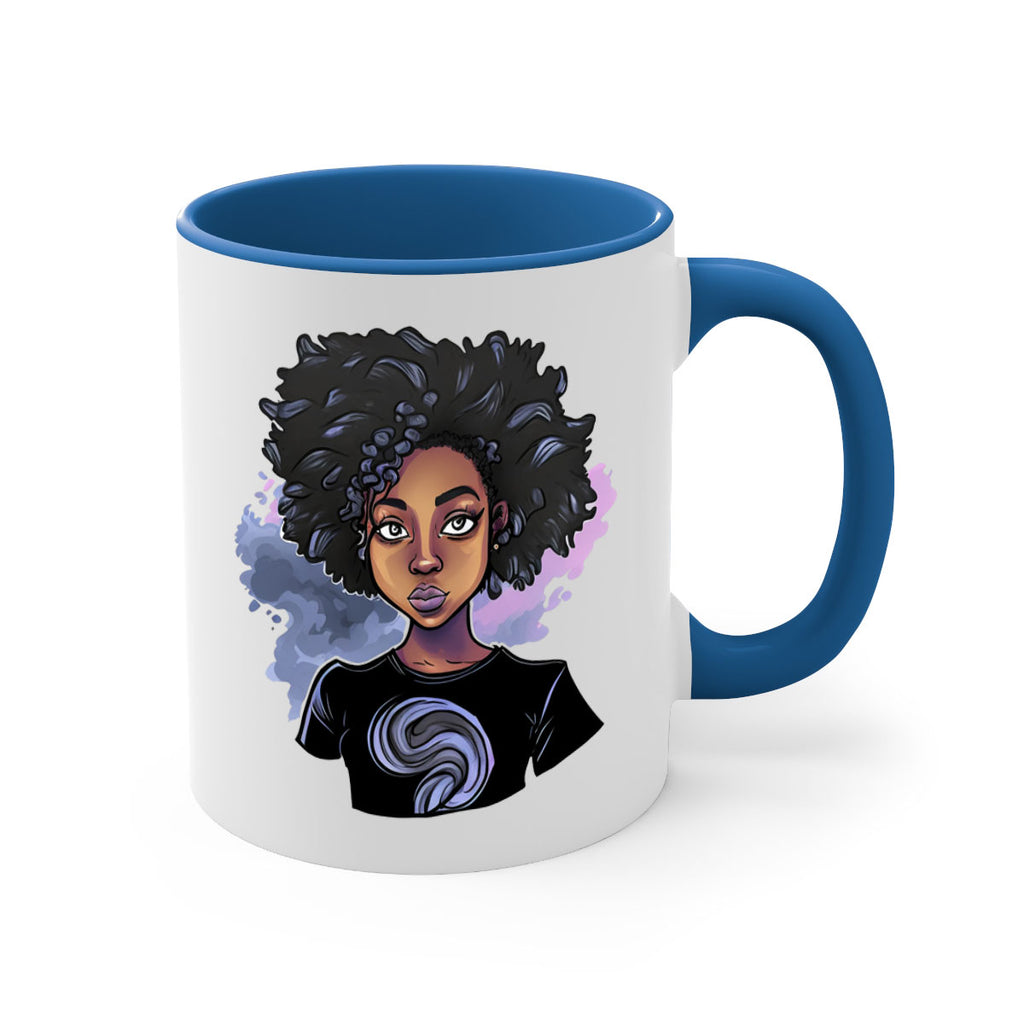 Sparkling Black Girl Design 1#- Black women - Girls-Mug / Coffee Cup