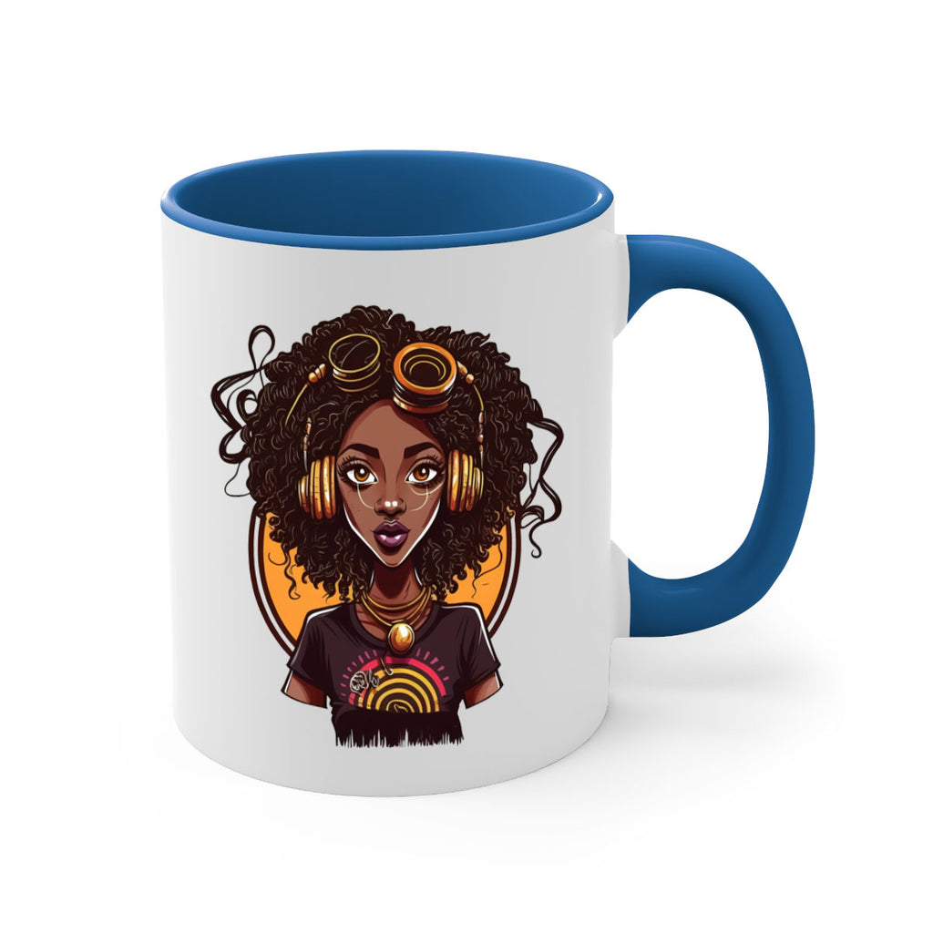 Sparkling Black Girl Design 5#- Black women - Girls-Mug / Coffee Cup