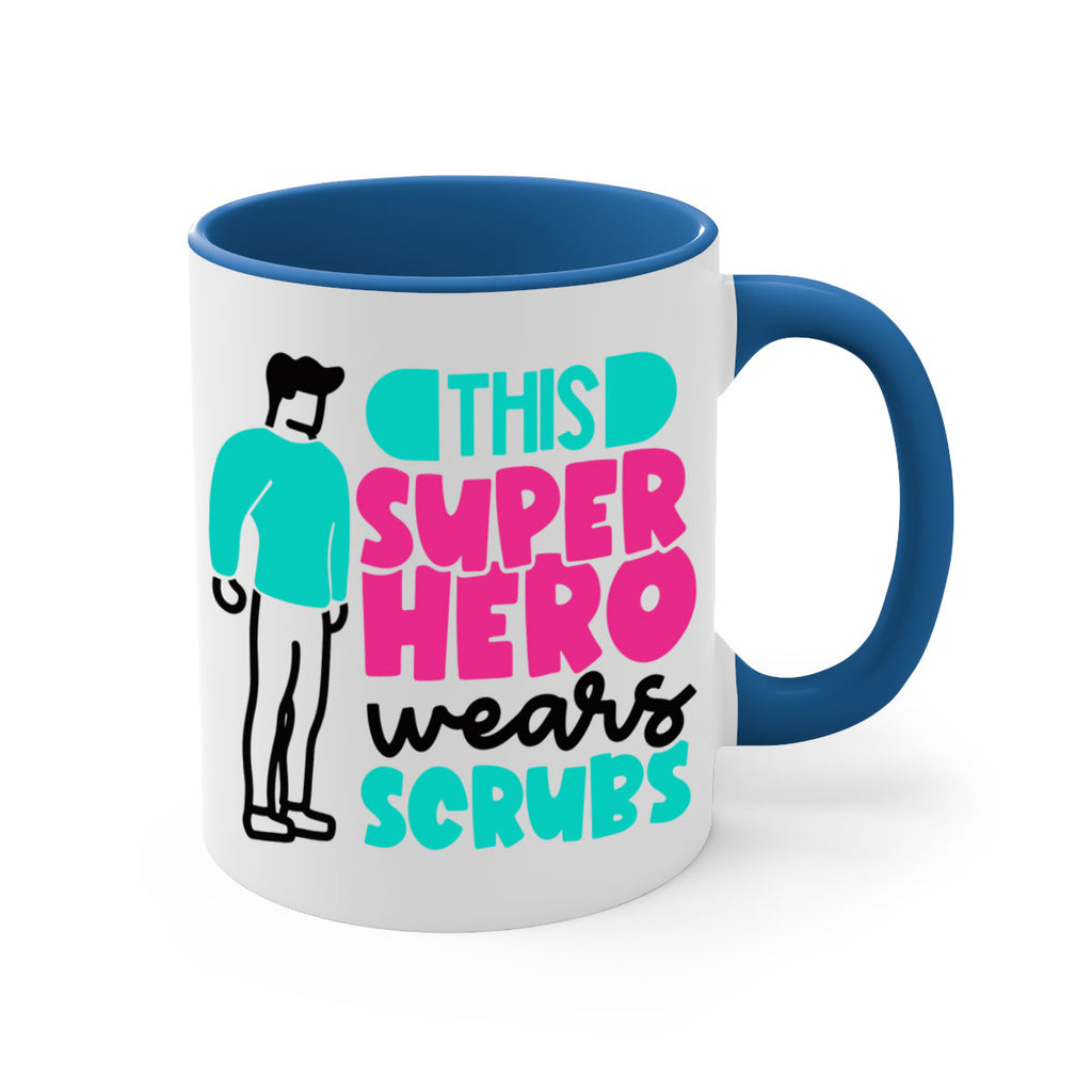 This Superhero Wears Scrubs Style Style 19#- nurse-Mug / Coffee Cup